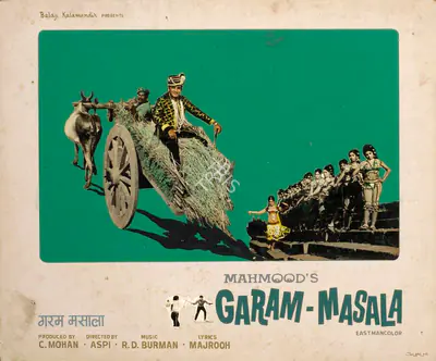 C. Mohan (Producer), Garam Masala, 1972, Showcard