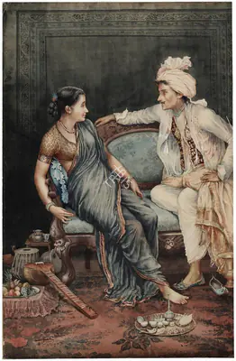 M.V. Dhurandhar (Artist), Untitled, 1890, Painting