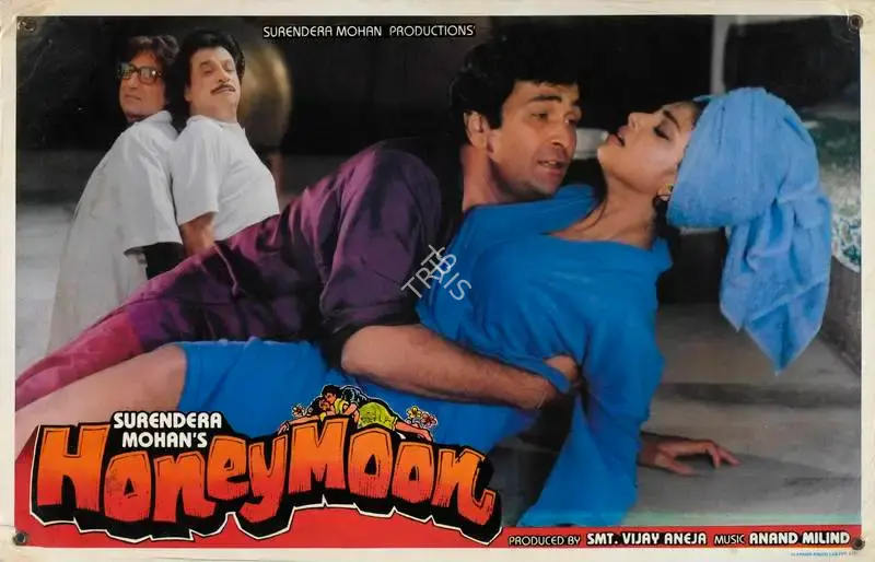 Vijay Aneja (Producer), Honeymoon, 1992, Lobby Card