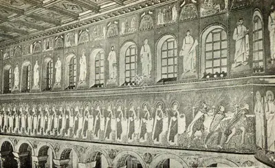 Unknown (Artist), Virgins and The Magi, 0550, Mosaic