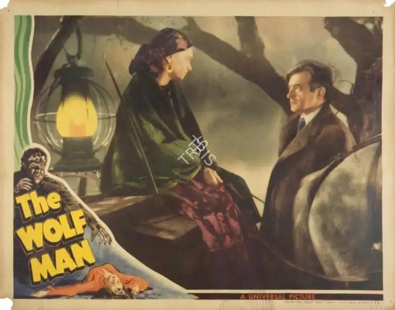 Joseph A. Valentine (Cinematographer), The Wolf Man, 1941, Lobby Card