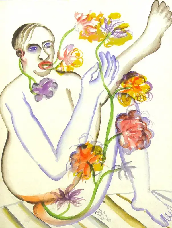 Bhupen Khakhar (Artist), Untitled, 1997, Painting