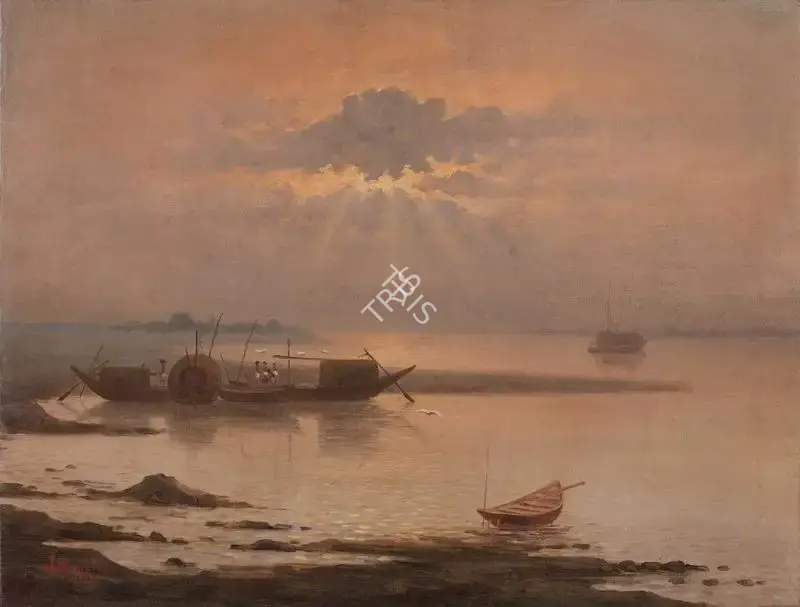 Jogesh Chandra Seal (Artist), Cloud Afternoon, 1921, Painting