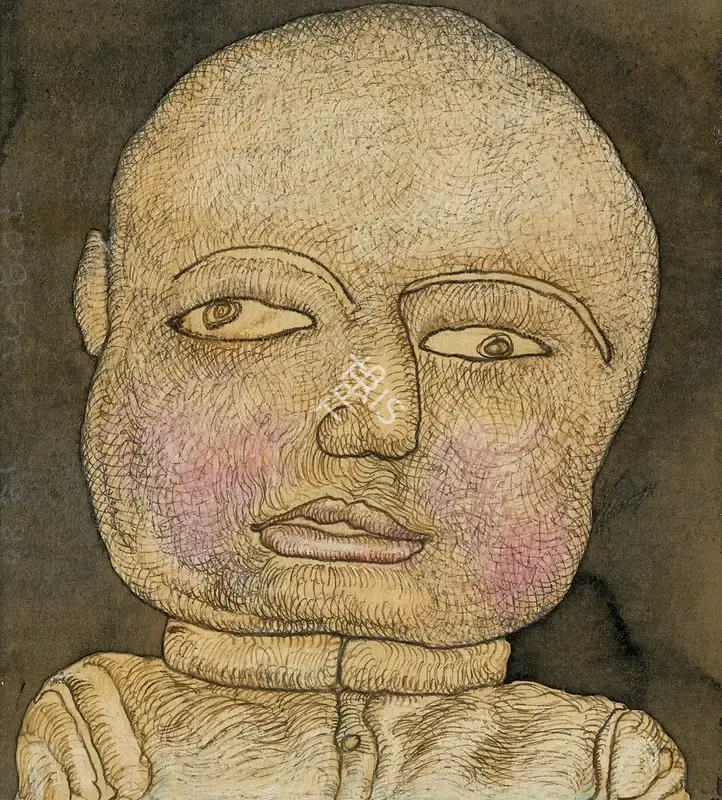 Jogen&nbsp;Chowdhury (Artist), Lollipop Bridegroom, 1980, Painting