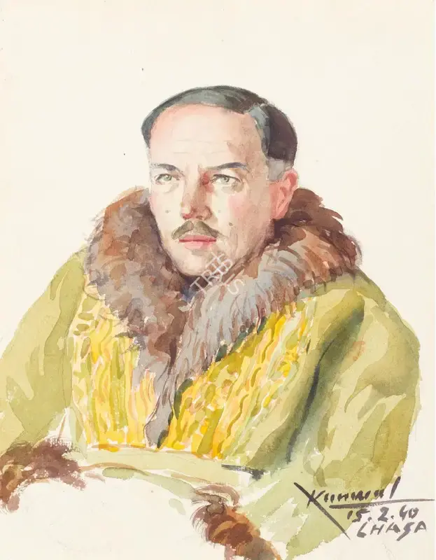 Kanwal Krishna (Artist), Untitled (Harry Staunton), 1940, Painting