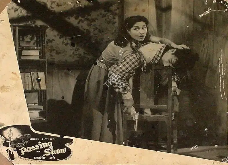 Bhagwan (Director), Passing Show, 1956, Lobby Card