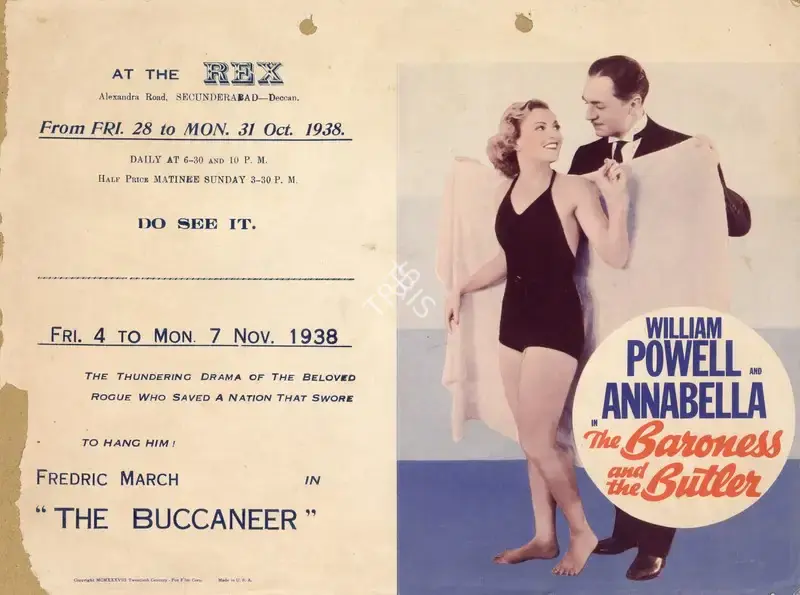 Walter Lang (Director), The Baroness And The Butler, 1938, Handbill