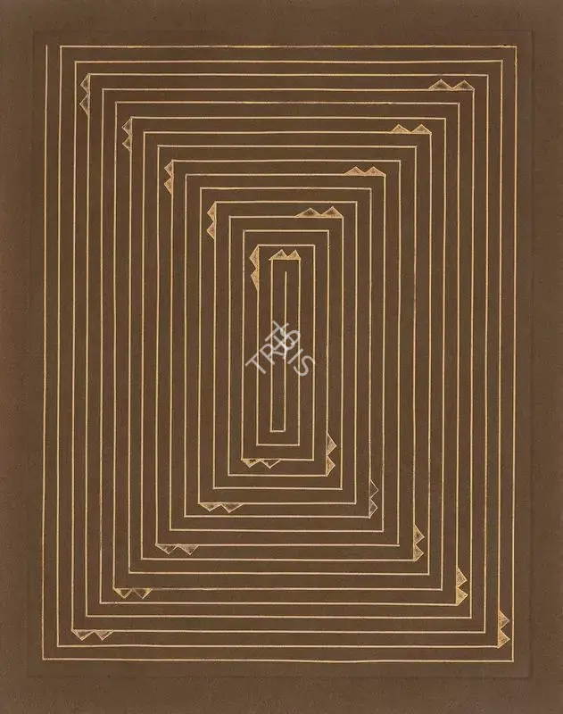 Zarina Hashmi (Artist), The Golden Route, 1982, Painting