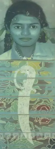 Reena Saini (Artist), Girl - Sword Swallower, 2006, Painting