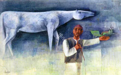 Arup Das (Artist), Untitled, Painting