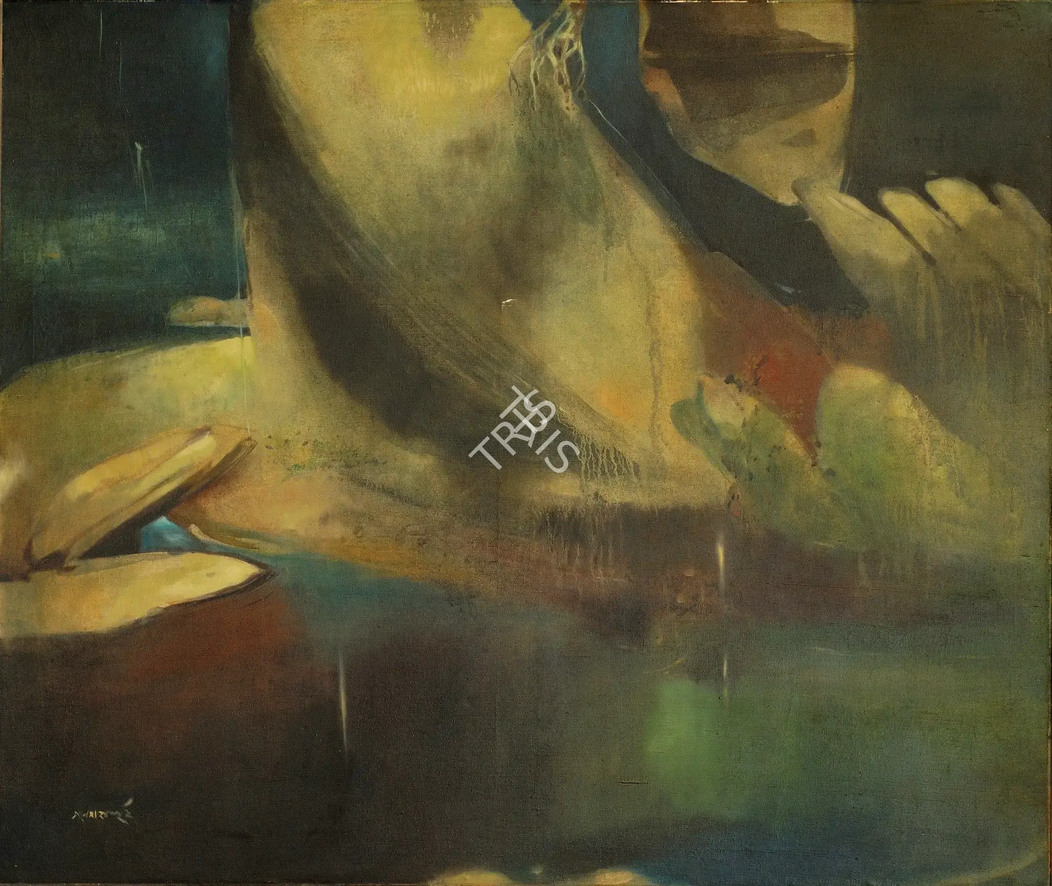 Ganesh Haloi (Artist), Subanarekha, 1976, Painting