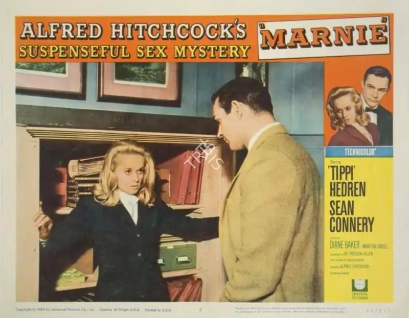 Alfred Hitchcock (Producer), Marnie, 1964, Lobby Card