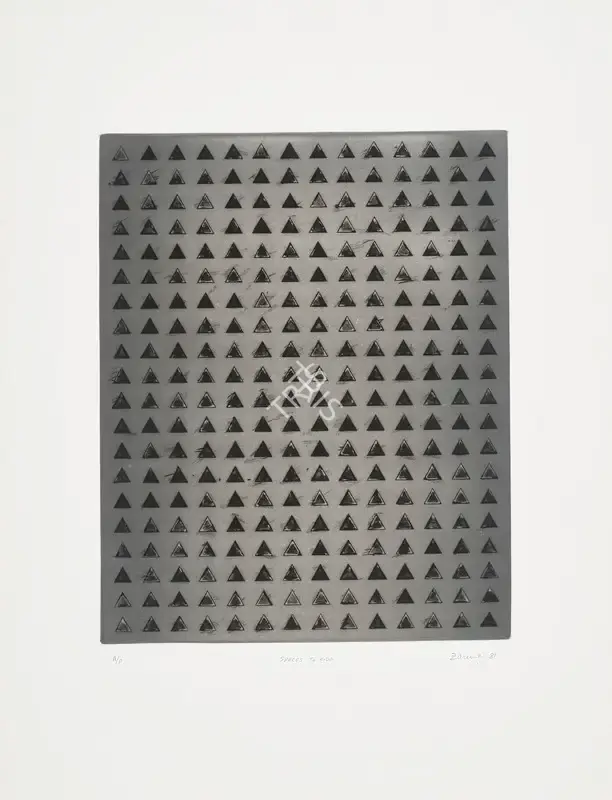 Zarina Hashmi (Artist), Spaces to Hide, 1981, Print