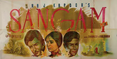 Raj Kapoor (Producer), Sangam, 1964, Original Artwork for Film