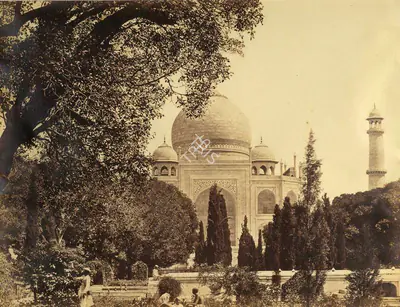 Felice Beato (Photographer), The Taj, Agra, 1859, Antiquarian Photograph