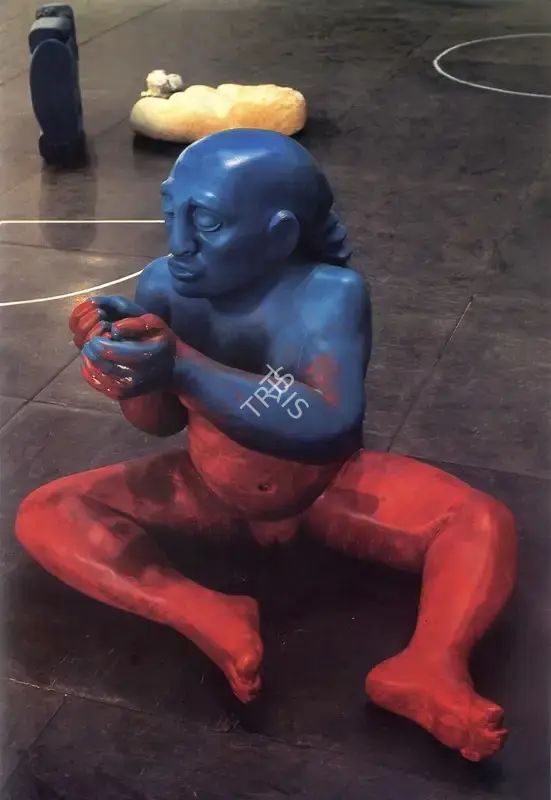 Navjot (Artist), I Have no Fate Lines- Thank God, 1995, Sculpture