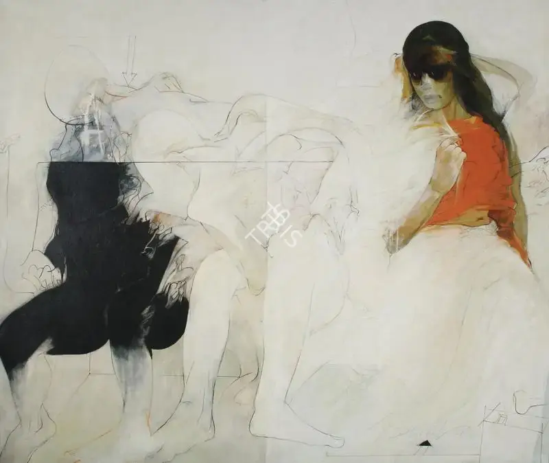 Sunil Das (Artist), Untitled, 1990, Painting
