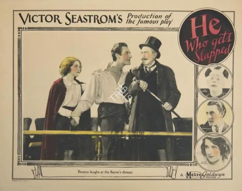 Milton Moore (Cinematographer), He Who Gets Slapped, 1924, Lobby Card