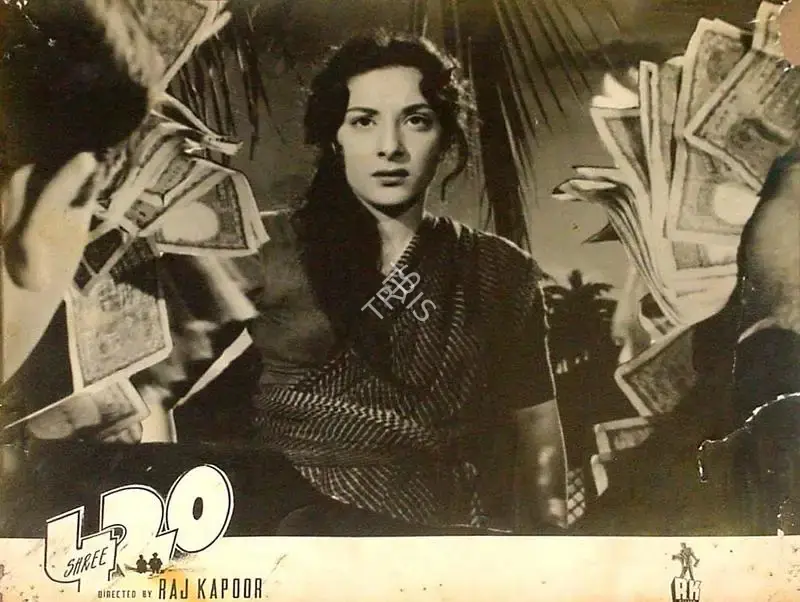 Radhu Karmakar (Cinematographer), Shree 420, 1955, Lobby Card