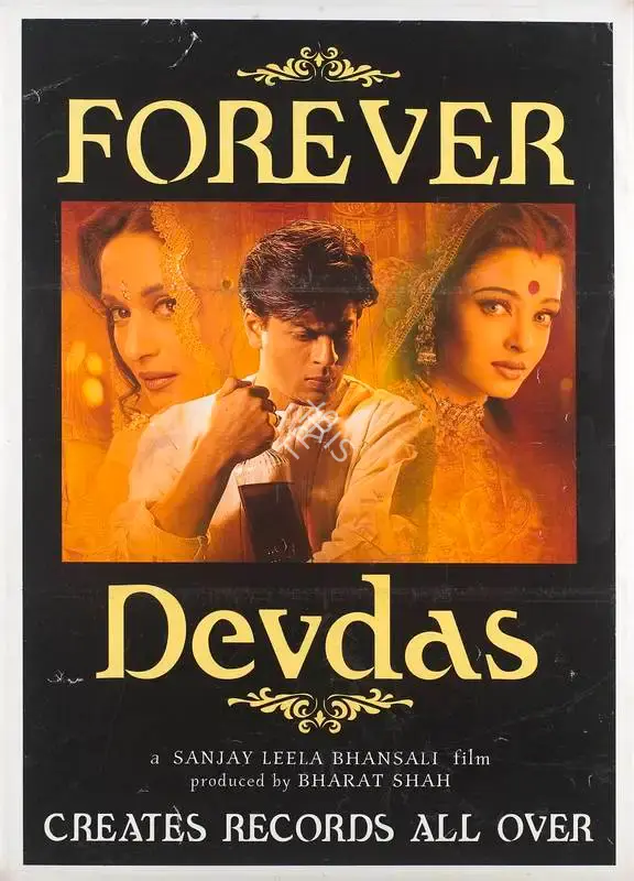 Bharat Shah (Producer), Devdas, 2002, Full Sheet Poster
