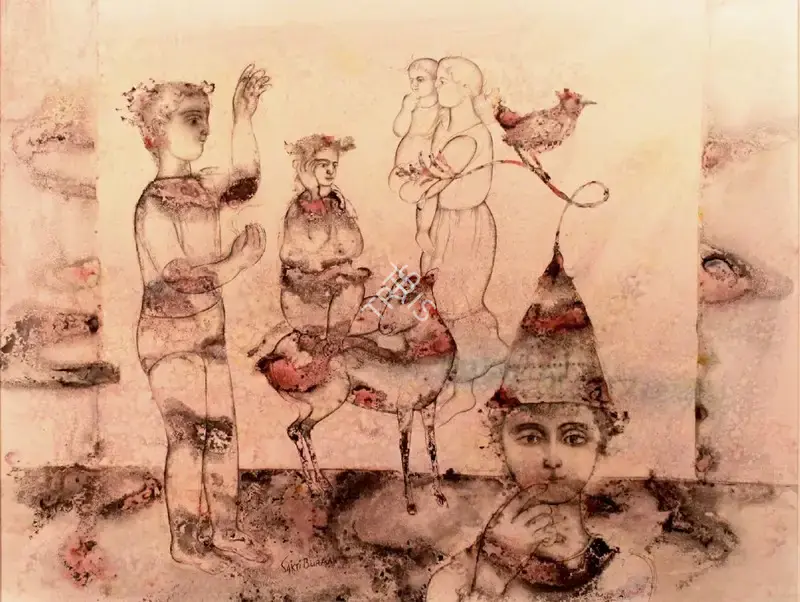 Sakti Burman (Artist), Untitled, 1976, Painting