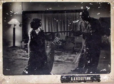 Jal Mistry (Cinematographer), Aandhiyan, 1952, Lobby Card