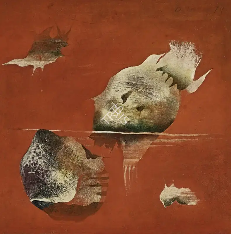 Bimal Dasgupta (Artist), Untitled, 1974, Painting