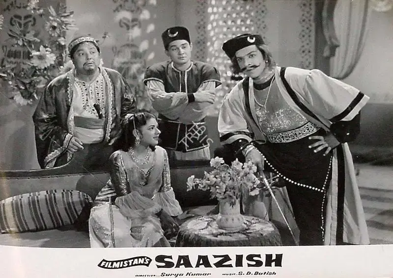 Surya Kumar (Director), Saazish, 1959, Lobby Card