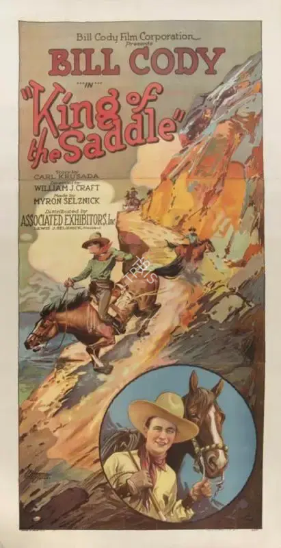 Pat Powers (Producer), King of the Saddle, 1926, Poster