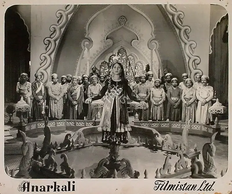 Nandlal Jashwantlal (Director), Anarkali, 1953, Lobby Card