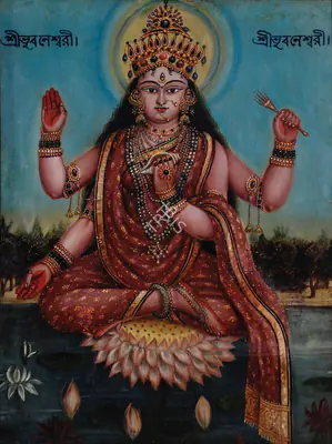 Anonymous (Artist), Sri Bhuvaneshwari, 1911, Painting