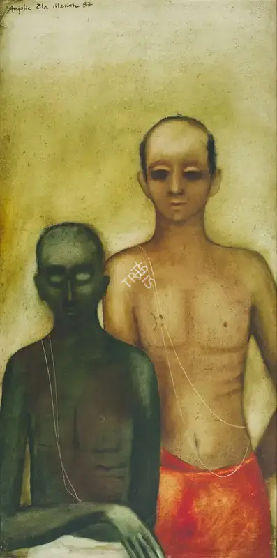 Anjolie Ela Menon (Artist), Untitled, 1987, Painting