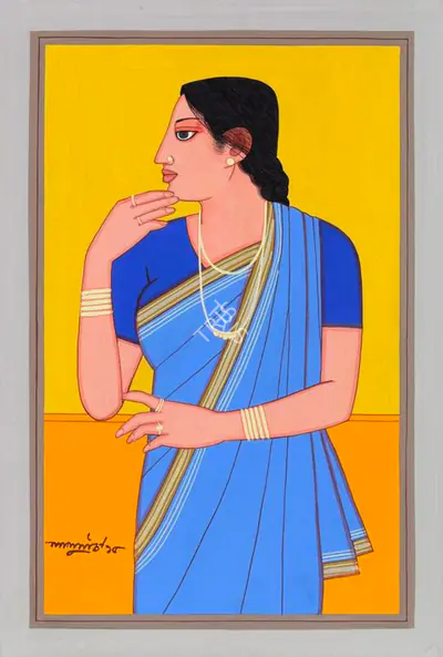 Lalu Prasad Shaw (Artist), Untitled, 2015, Painting