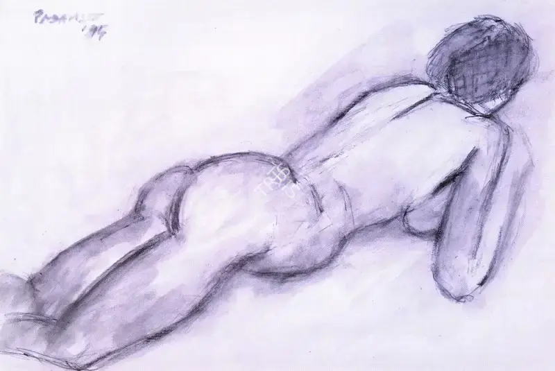 Akbar Padamsee (Artist), Untitled, 1994, Painting