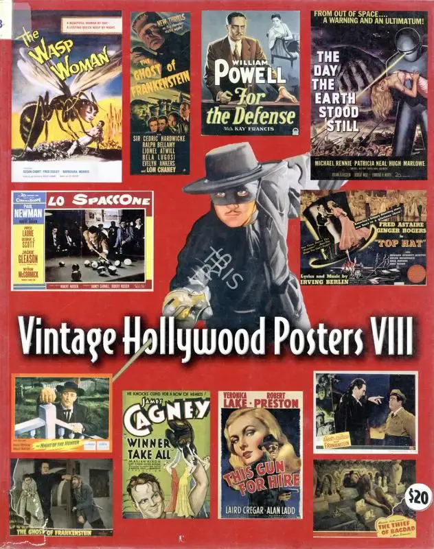 Bruce Hershenson (Editor), Vintage Hollywood Posters VIII, 2004, Edited Book