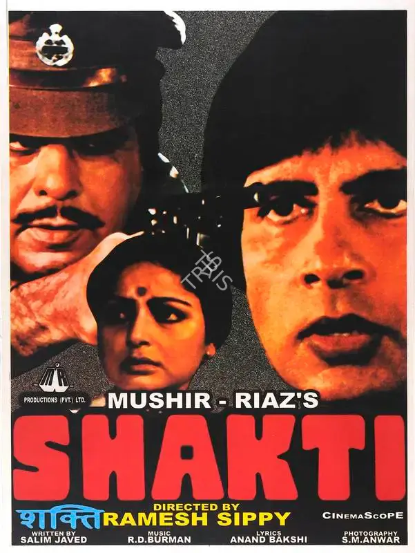 Mushir (Producer), Shakti, 1982, Full Sheet Poster
