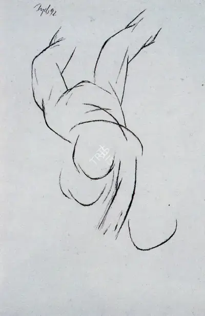 Tyeb Mehta (Artist), Untitled, 1992, Drawing