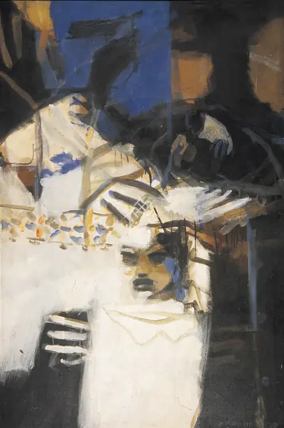 Chittrovanu Mazumdar (Artist), Untitled, 1996, Painting
