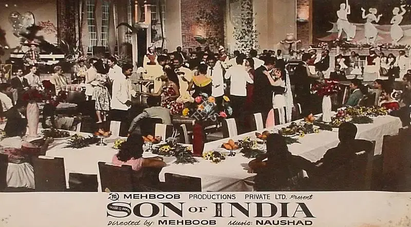 Mehboob (Producer), Son Of India, 1962, Lobby Card