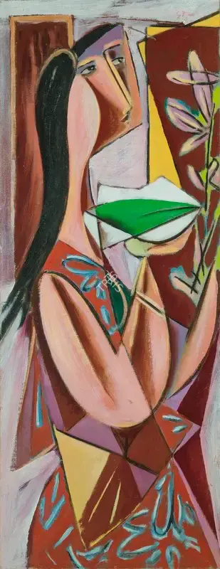 Keyt, George (Artist). Untitled (Woman), 1960 | Painting, Ch.NeY/20.03.24, 2024 · Christie's