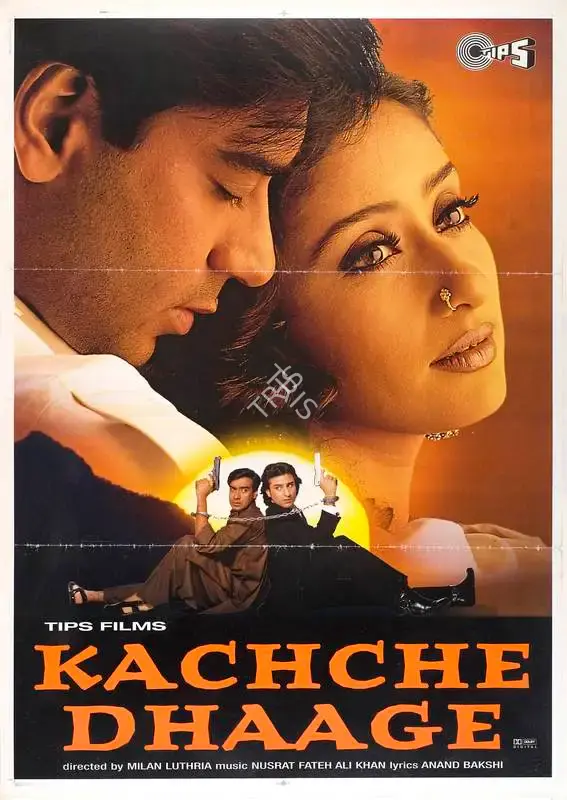 Kumar S. Taurani (Producer), Kachche Dhaage, 1999, Full Sheet Poster
