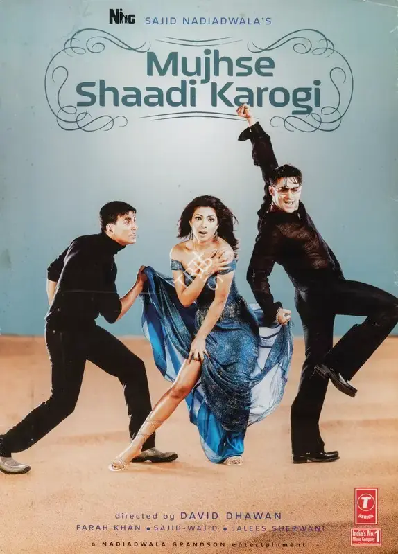 Sajid Nadiadwala (Producer), Mujhse Shaadi Karogi, 2004, Full Sheet Poster