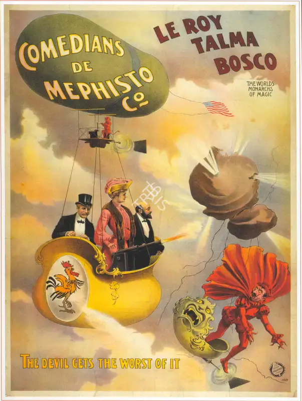 Le Roy Talma Bosco (Magician), The World's Monarchs of Magic, Magic Publicity Art & Memorabilia
