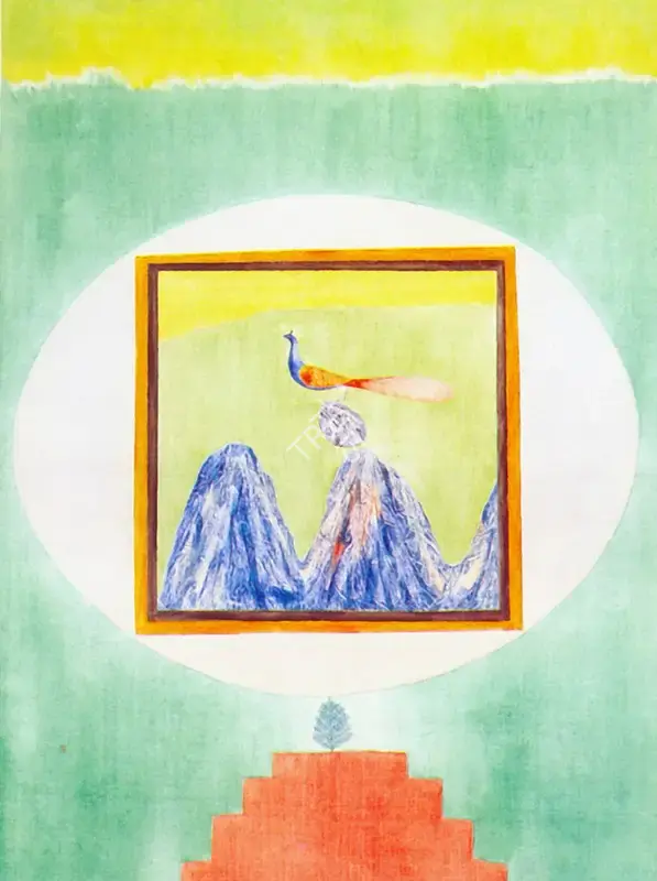 Swaminathan, J. (Artist). Untitled, 1974 | Painting, So.Lon/08.10.96, 1974