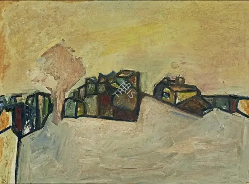 Bakre, S.K. (Artist). Untitled, 1962 | Painting, AG.Onl/02.09.23, 2023 · Asta Guru