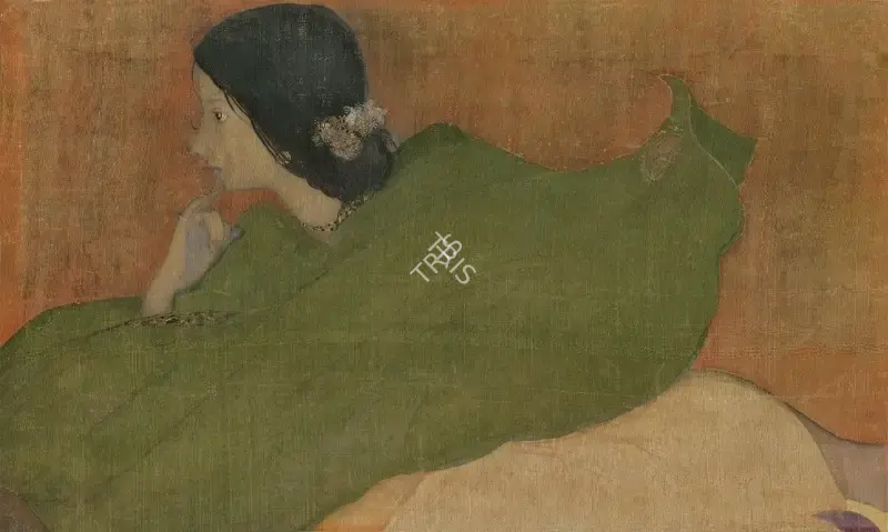 Attributed to Abanindranath Tagore (Artist), Untitled (Allegorical Portrait), 1920, Painting