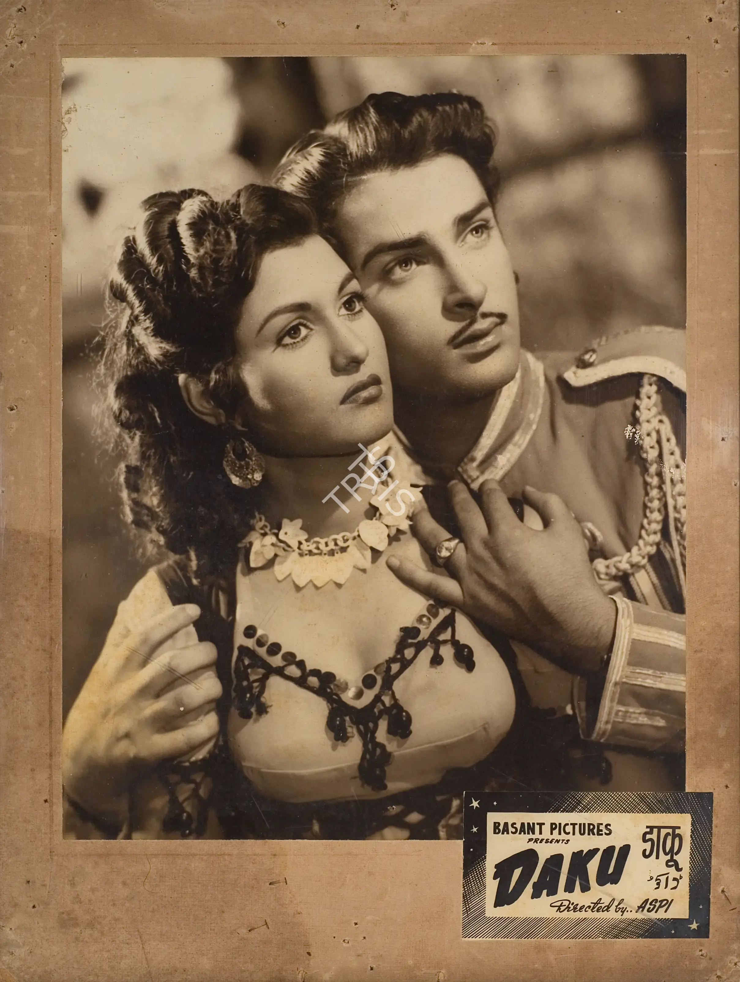 Aspi (Director), Daku, 1955, Photographic Still Mounted on Lobby Card