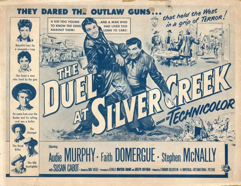 Don Siegal (Director), The Duel at Silver Creek, 1952, Handbill