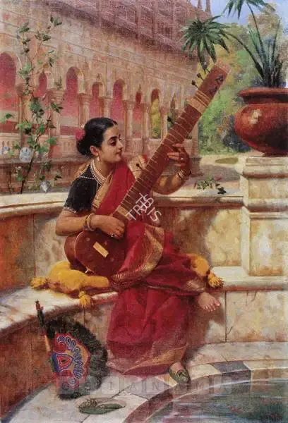 Varma, Raja Ravi (Artist). Kadambari, n.d. | Painting, Bow.Del/20.11.02, 2002 · Bowrings