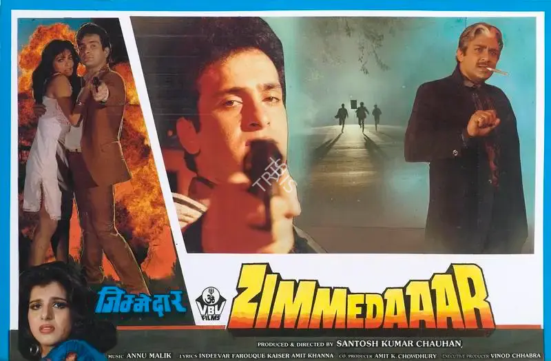 Santosh Kumar Chauhan (Producer), Zimmedaaar, 1990, Lobby Card